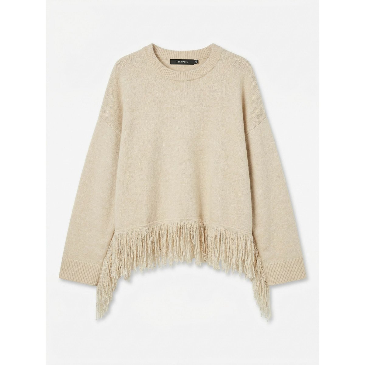 Pull En Maille oatmeal 1, VERO MODA