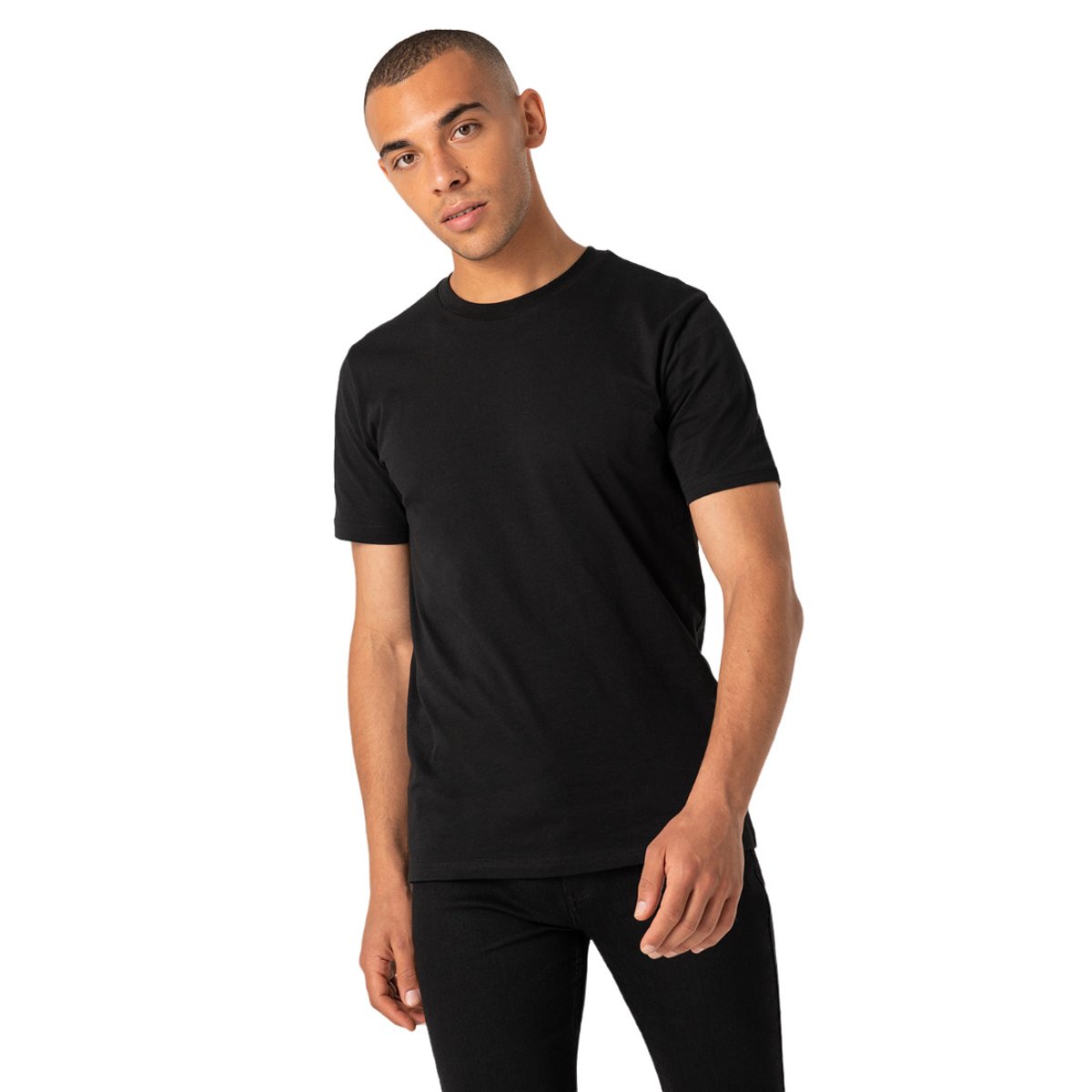 T-shirt noir, SKINNI FIT