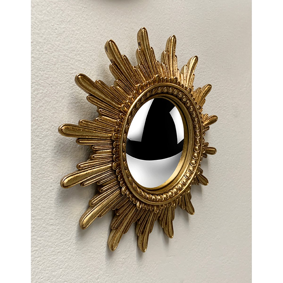 Miroir convexe soleil 20.3cm or, EMDE