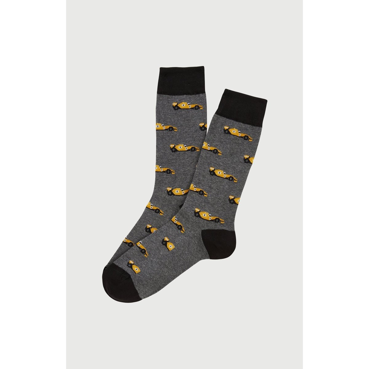 Chaussettes en coton imprimé Le Grand Prix du Sommeil Gris gris, ARTHUR