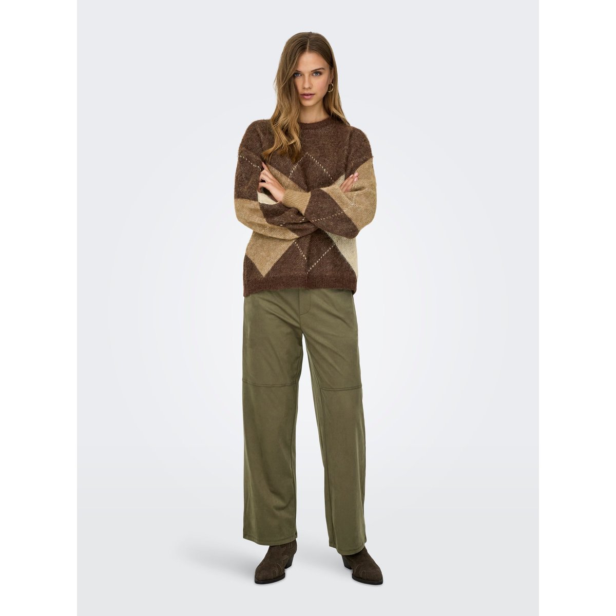 Pull En Maille chestnut, ONLY
