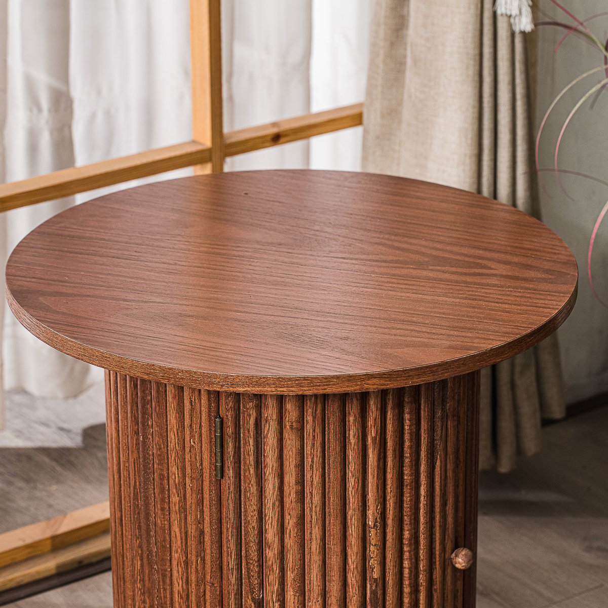 Table d'appoint, bois massif, TRINIDAD noyer, NORDLYS
