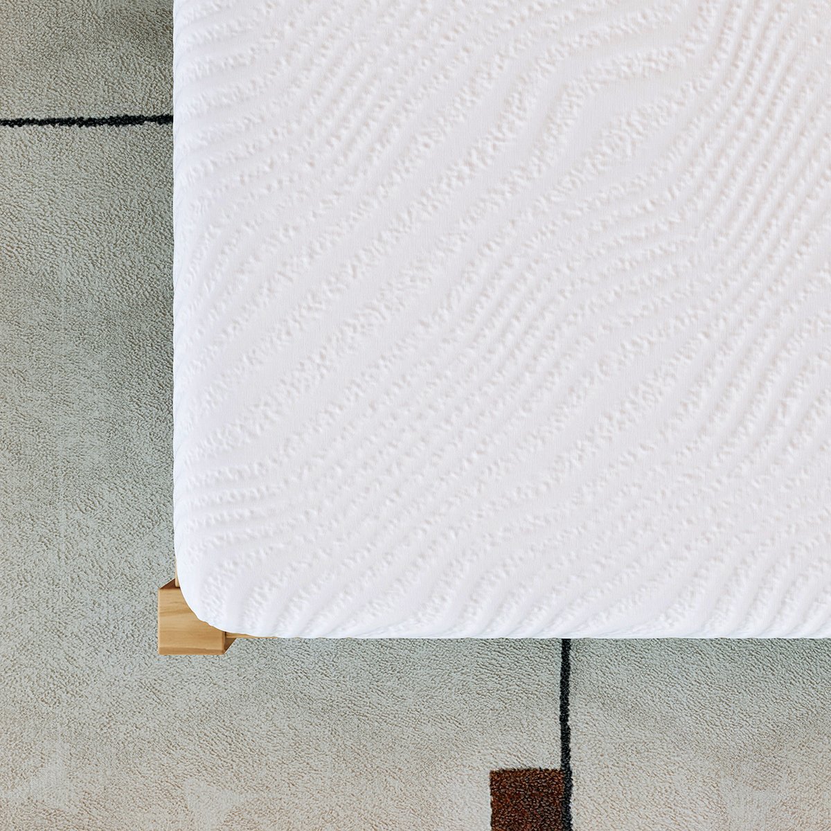Matelas Latex Hybride blanc, SLOME