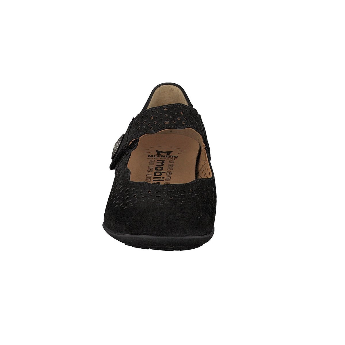 Ballerines en cuir FABIENNE noir 5115, MEPHISTO