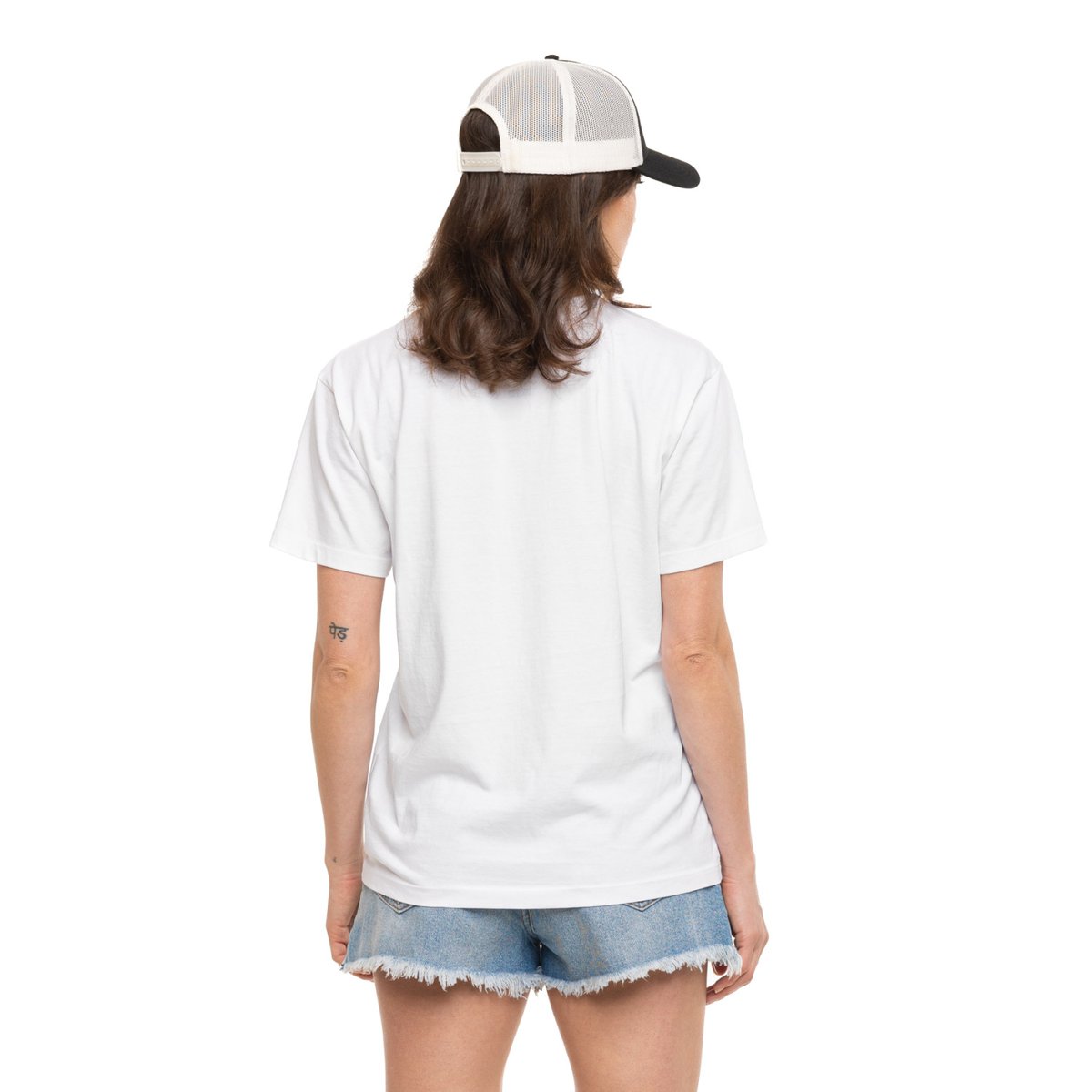 Tee shirt en coton VACATION blanc/rose/noir/beige, VON DUTCH