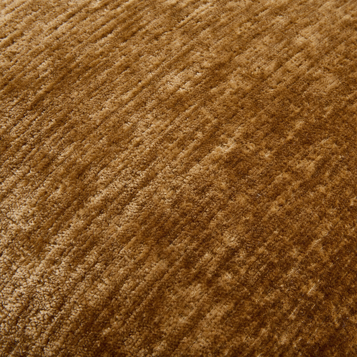 Pouf en velours texturé, BOCHA bronze, LA REDOUTE INTERIEURS