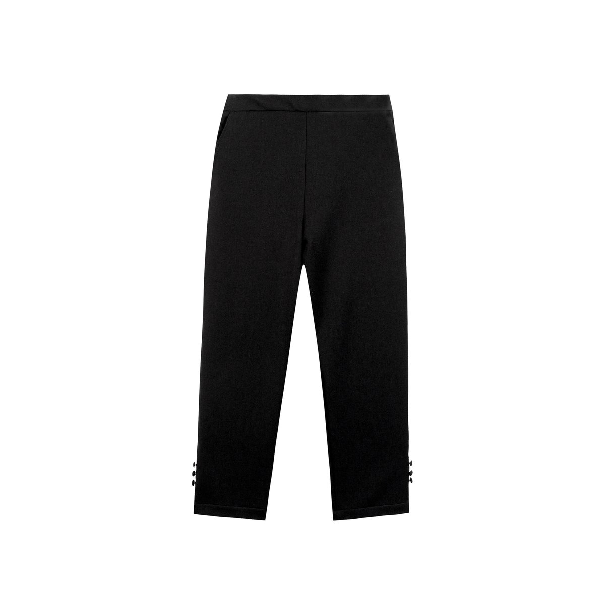 Pantalon longueur mi-mollet noir, IKKS