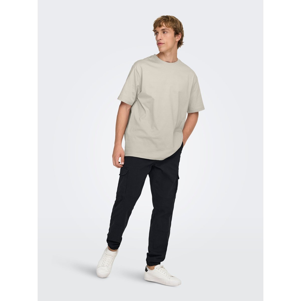 Pantalon Cargo black 1, ONLY & SONS