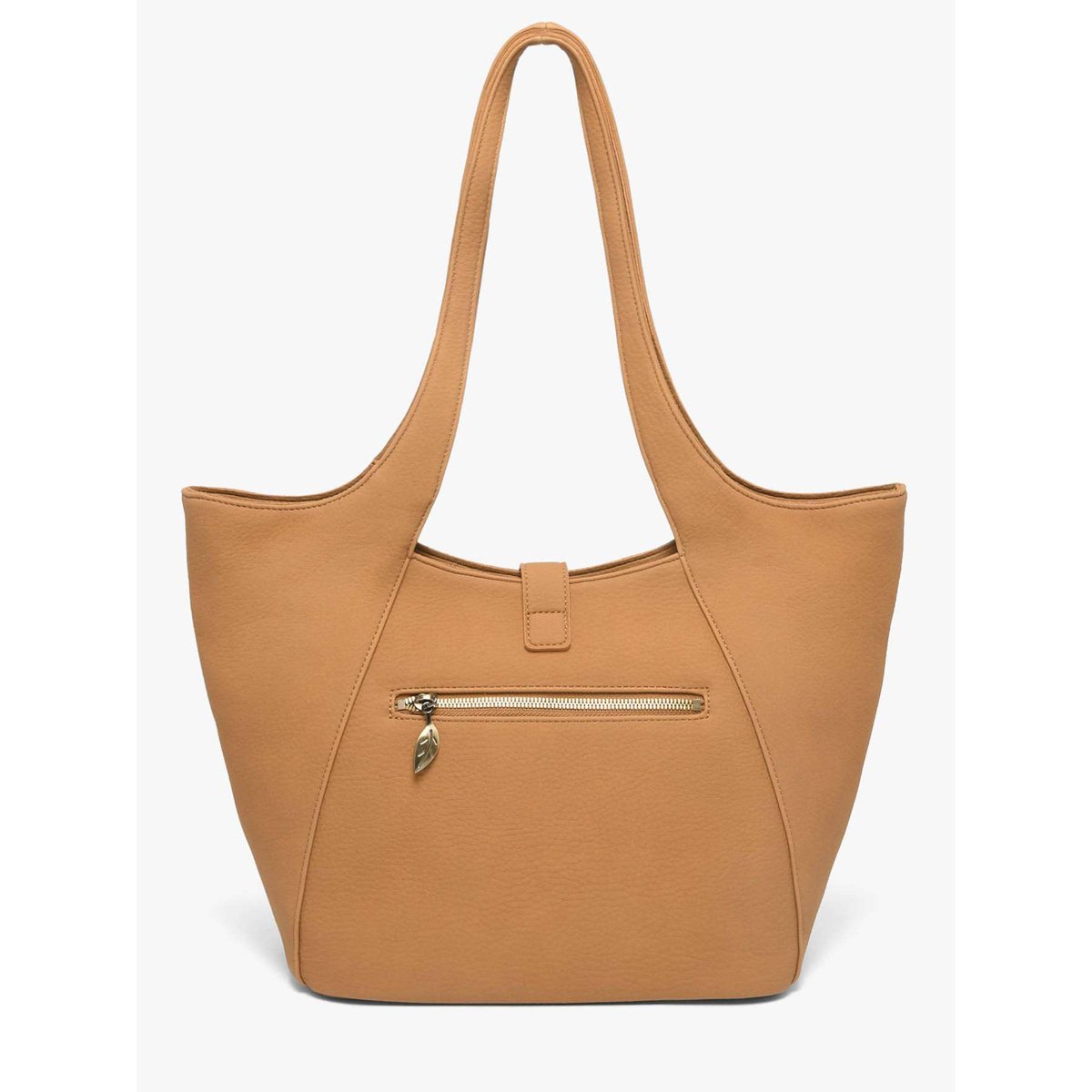 Sac porté épaule Ellebore camel, WOOMEN