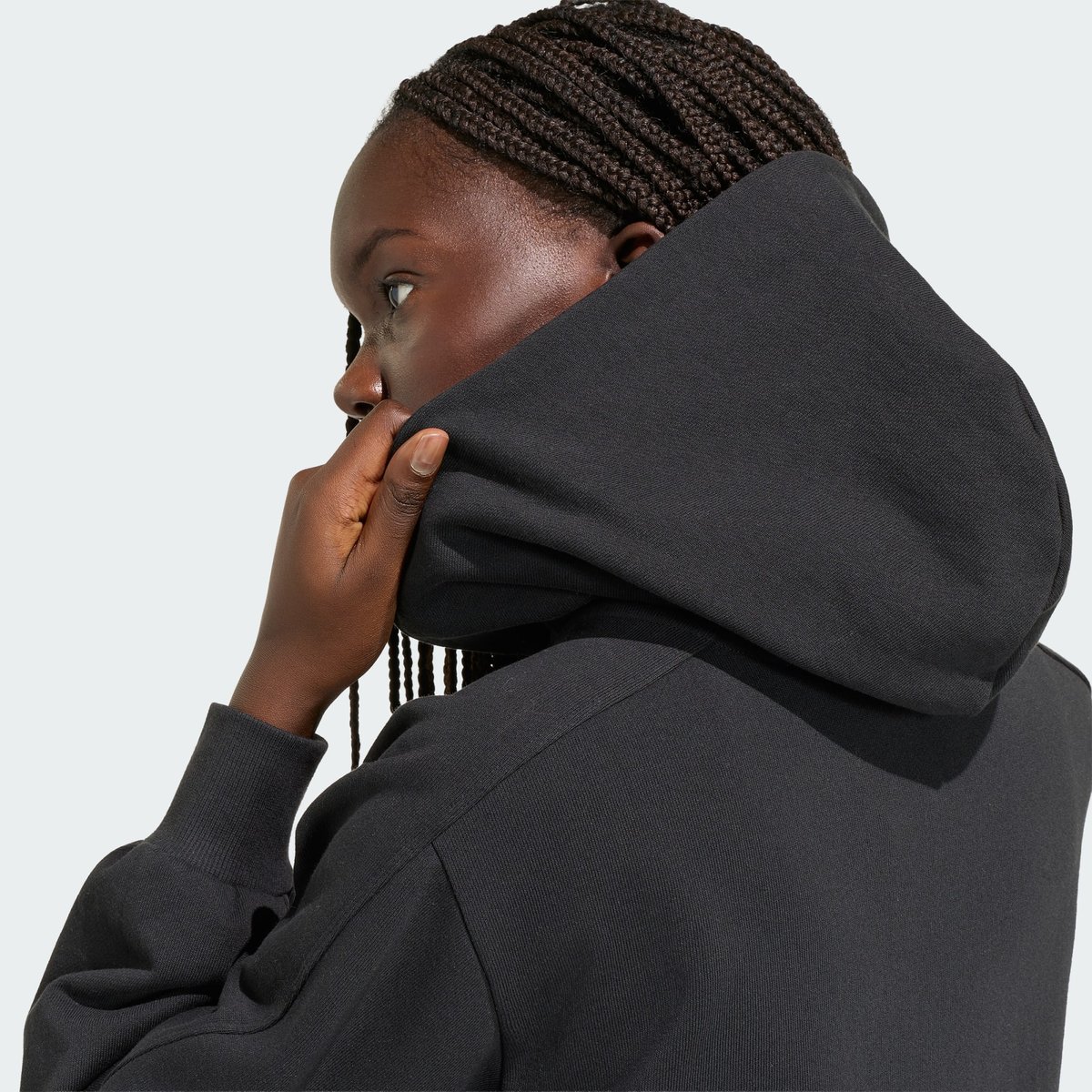 Veste À Capuche Zip Intégral Petit Logo Adidas Kit Veste À Capuche Zip Intégral Petit Logo Adidas Kit black, ADIDAS SPORTSWEAR