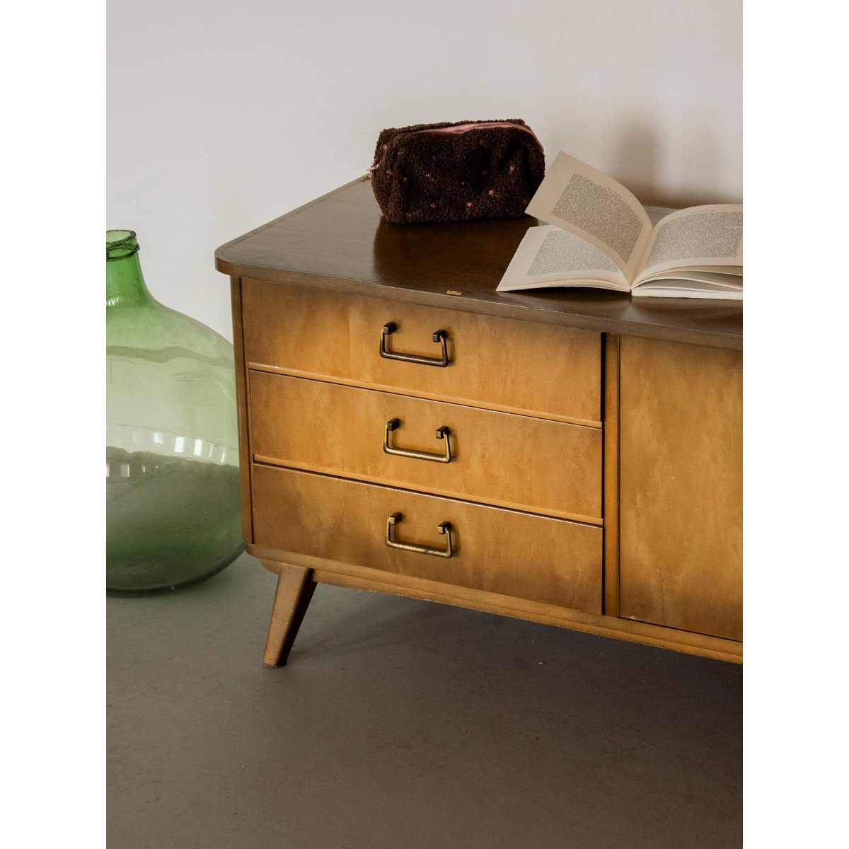 Enfilade élégante et fonctionnelle Margaret N°752 - Bon état bois foncé, DEBONGOUT