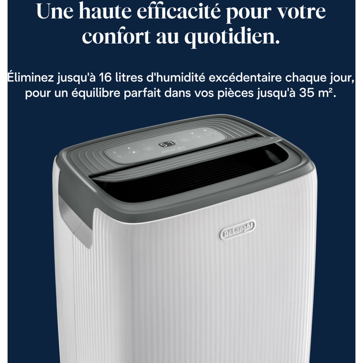 Deshumidificateur DEP216 couleur unique, DELONGHI