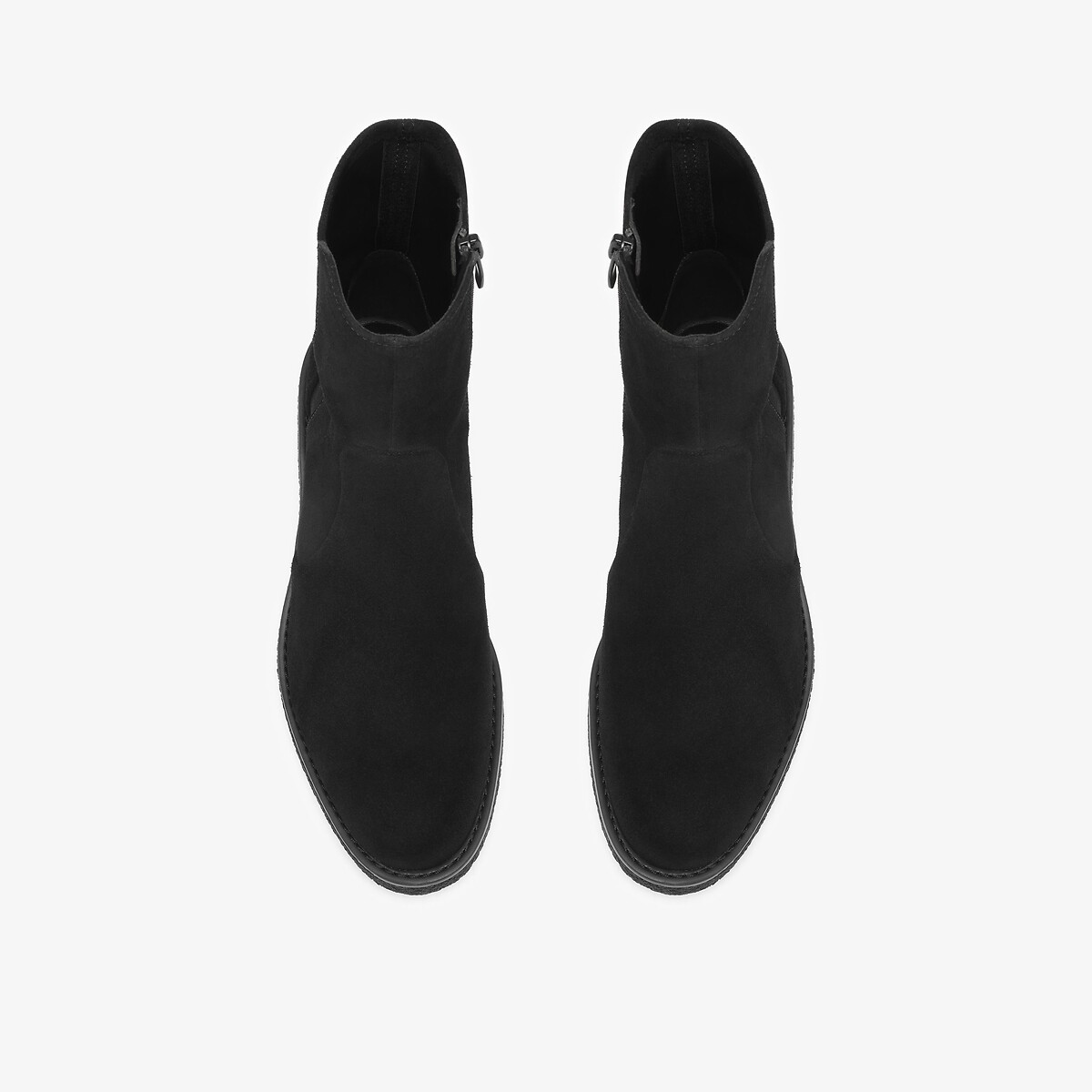 Bottines plates en cuir suédé, NELLA BAY noir, CLARKS