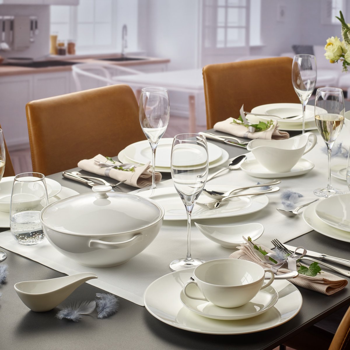 Soupiere Ronde ANMUT couleur unique, VILLEROY & BOCH SIGNATURE