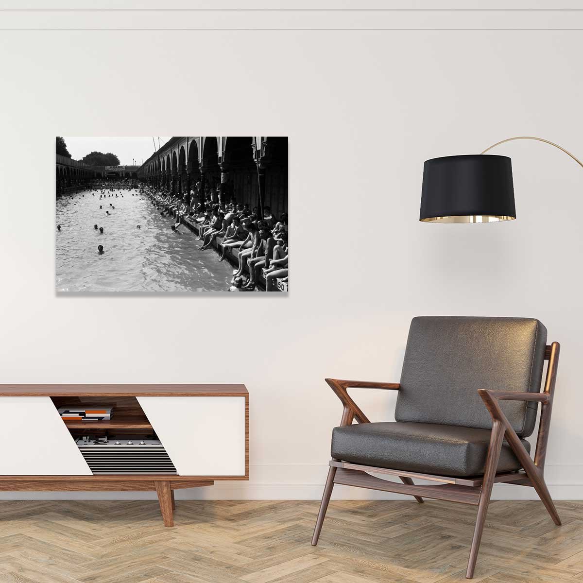 Tableau Paris - Piscine Deligny tableau alu dibond, HEXOA