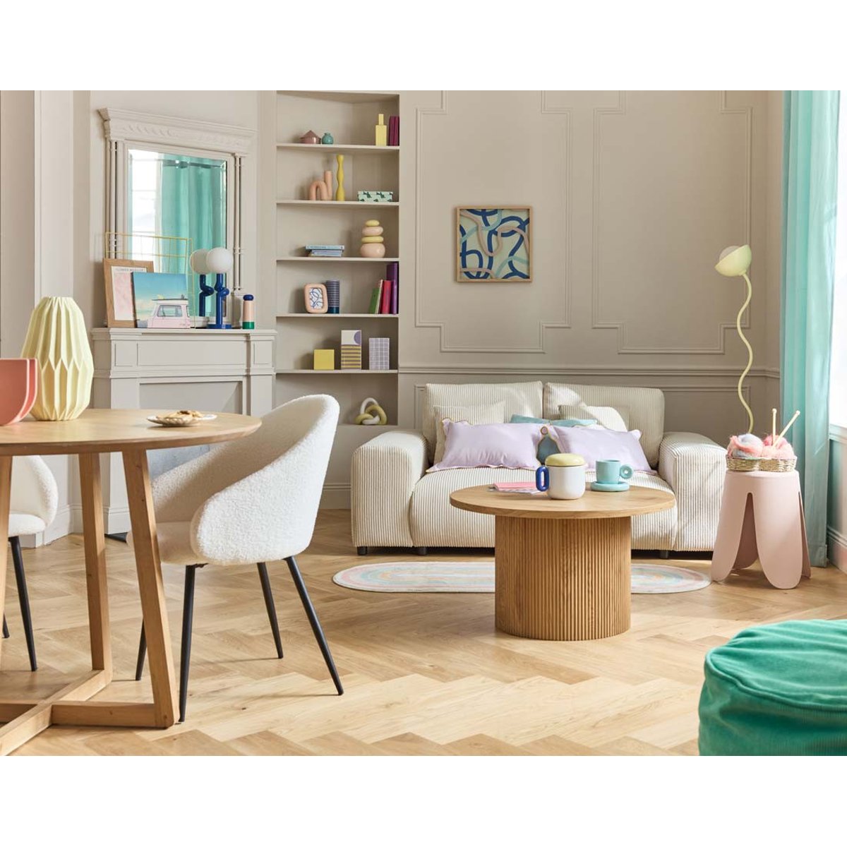 Table basse - OLIVA bois, BEST MOBILIER