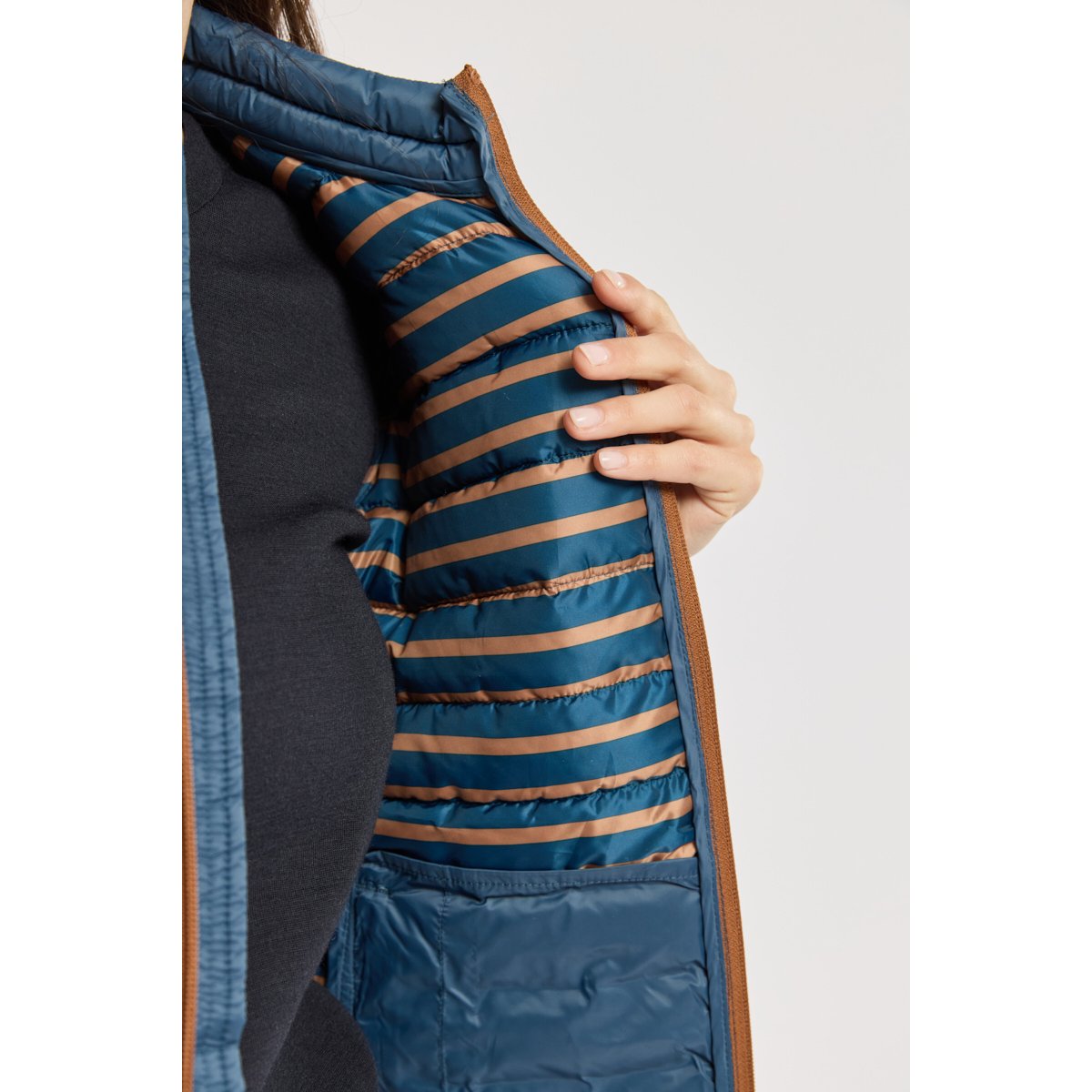 Doudoune matelassée BAMPTON titan int-titan/oak, ARMOR-LUX