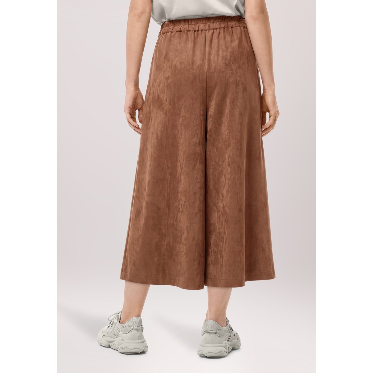 Jupe-culotte à pinces dark coffee, BETTY BARCLAY
