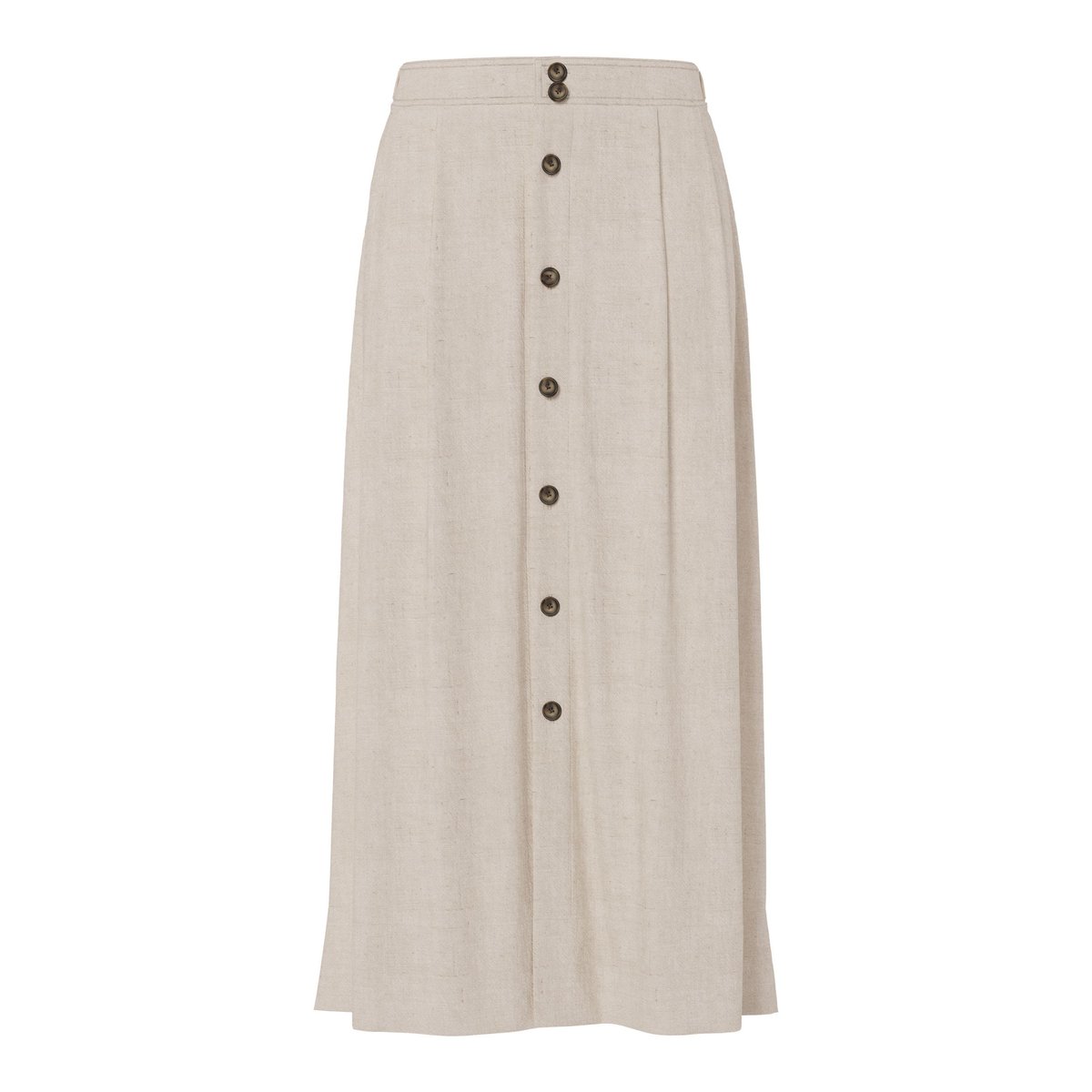 Jupe Longue gris - white pepper1, YAS