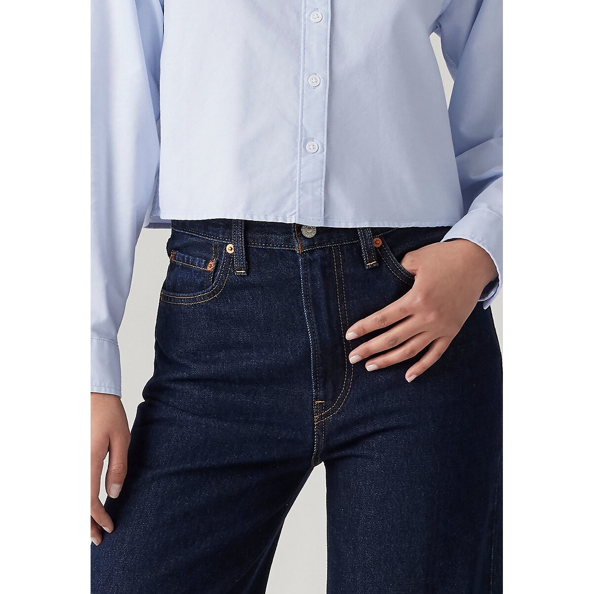 Jean Ribcage Wide Leg shaded view, LEVI'S
