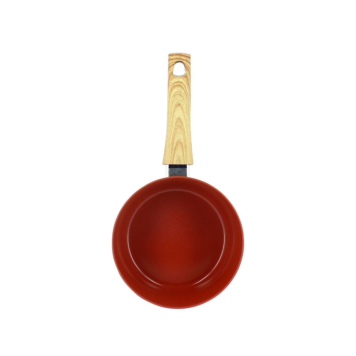 Casserole 16cm en aluminium recyclé, COLORAMA brique, MENASTYL