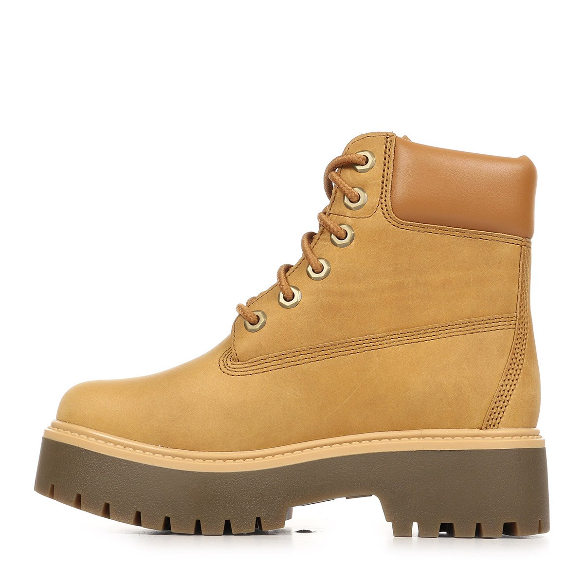 Boots Stone Street In Lace Waterproof wheat full grain, TIMBERLAND