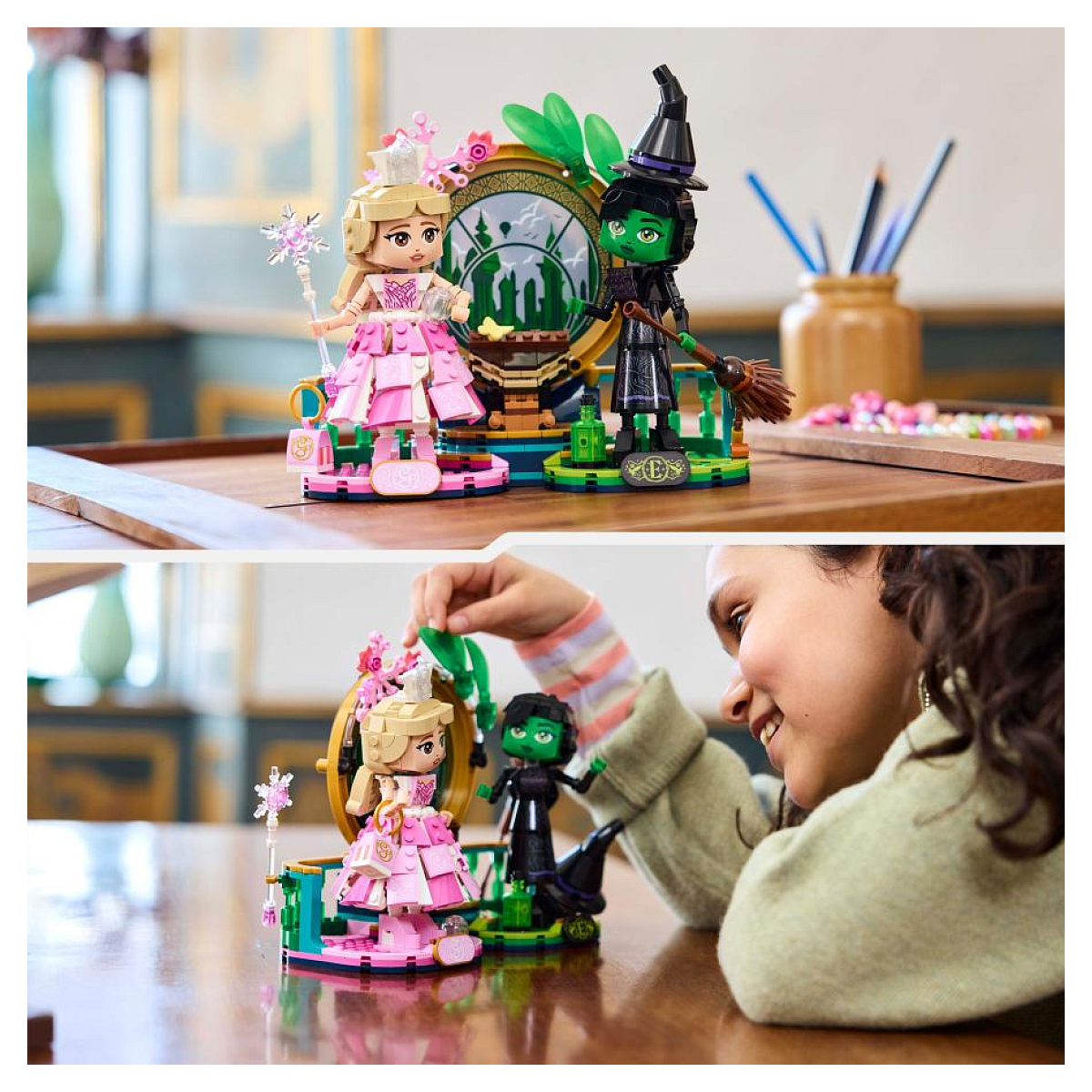 LEGO Wicked - Figurines d'Elphaba et de Glinda - 75682 multicolore, LEGO