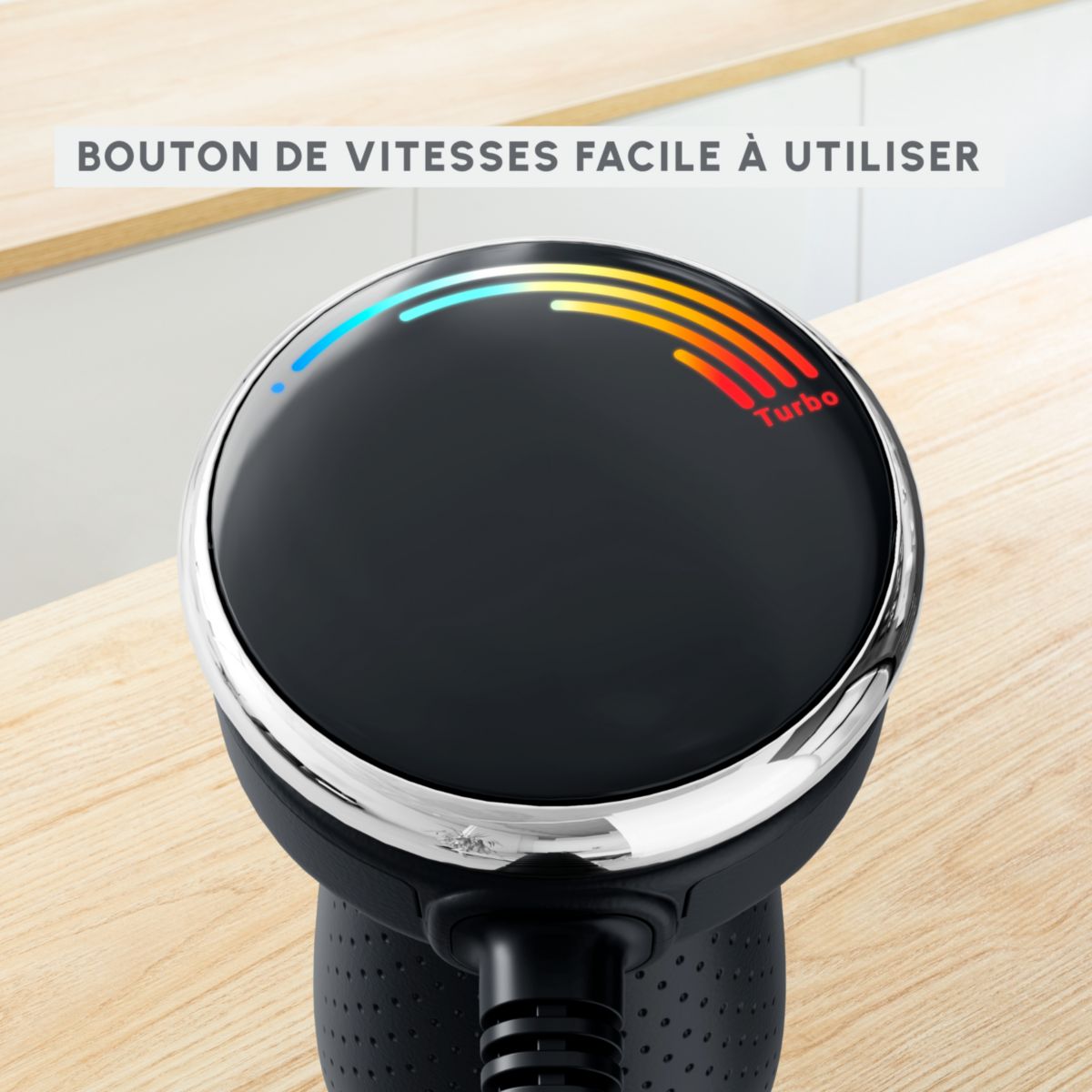 Mixeur DD674810 Quickchef + couleur unique, MOULINEX