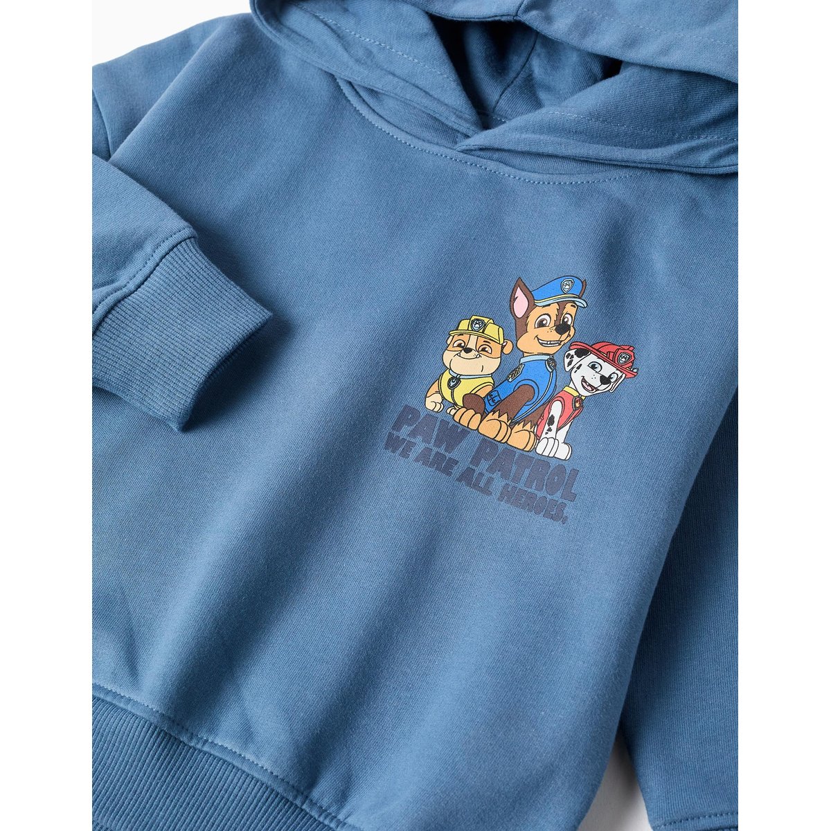 Sweat en coton peigné avec imprimé Paw Patrol bleu, ZIPPY