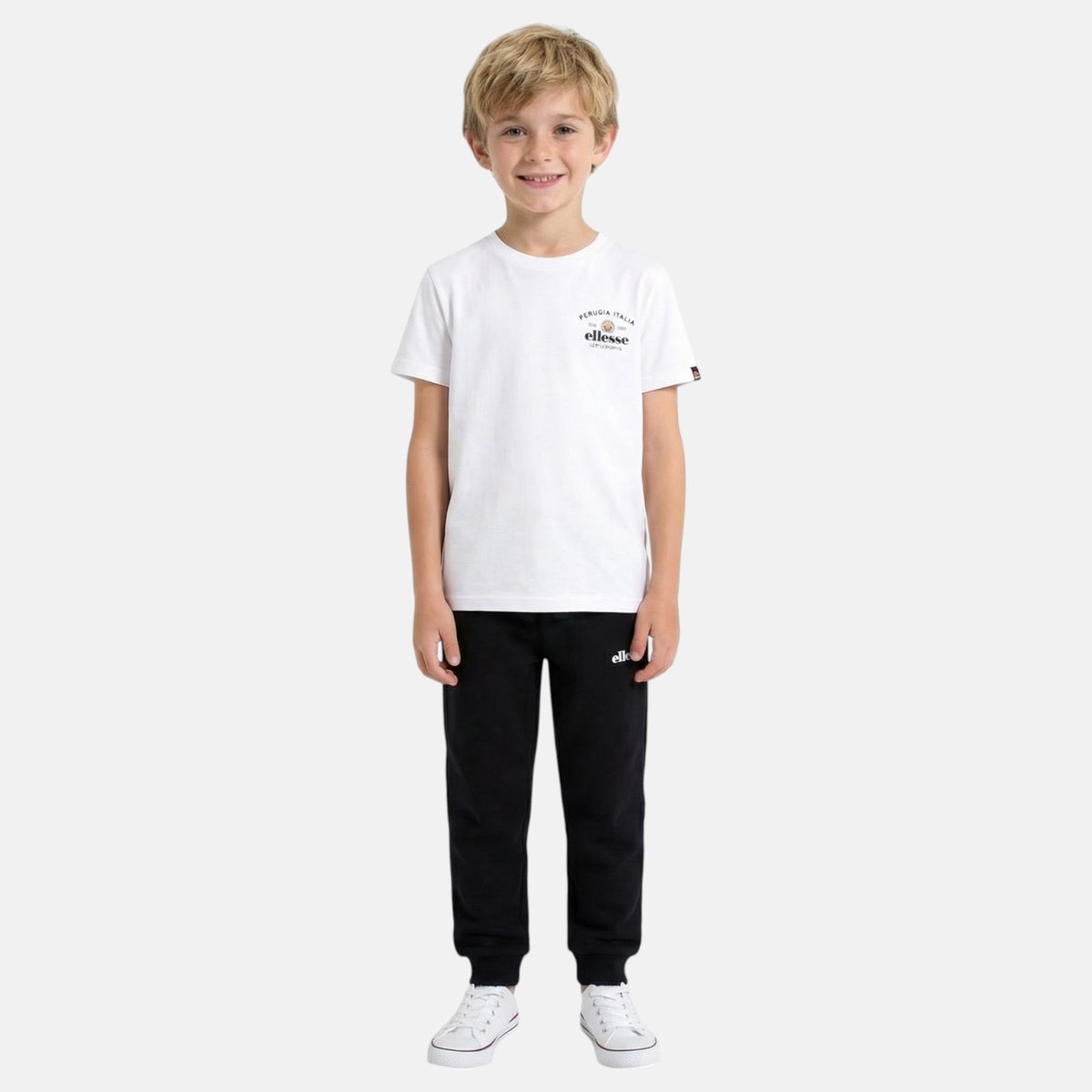 Lot de 2 t-shirts manches courtes et pantalon de jogging BLOCK PARTY bleu marine, ELLESSE