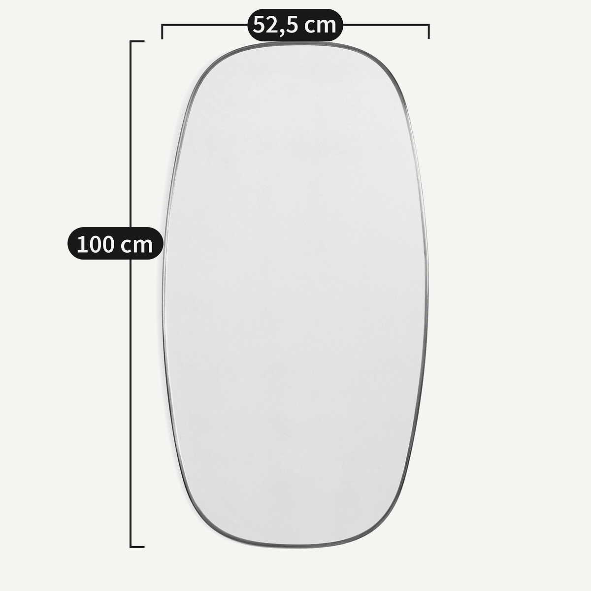 Caligone 100cm Aged Brass Mirror aged brass, AM.PM