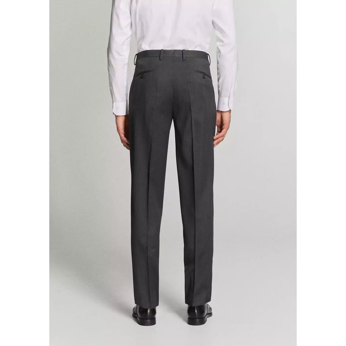 Pantalon costume Turín 100 % laine gris, MANGO MAN