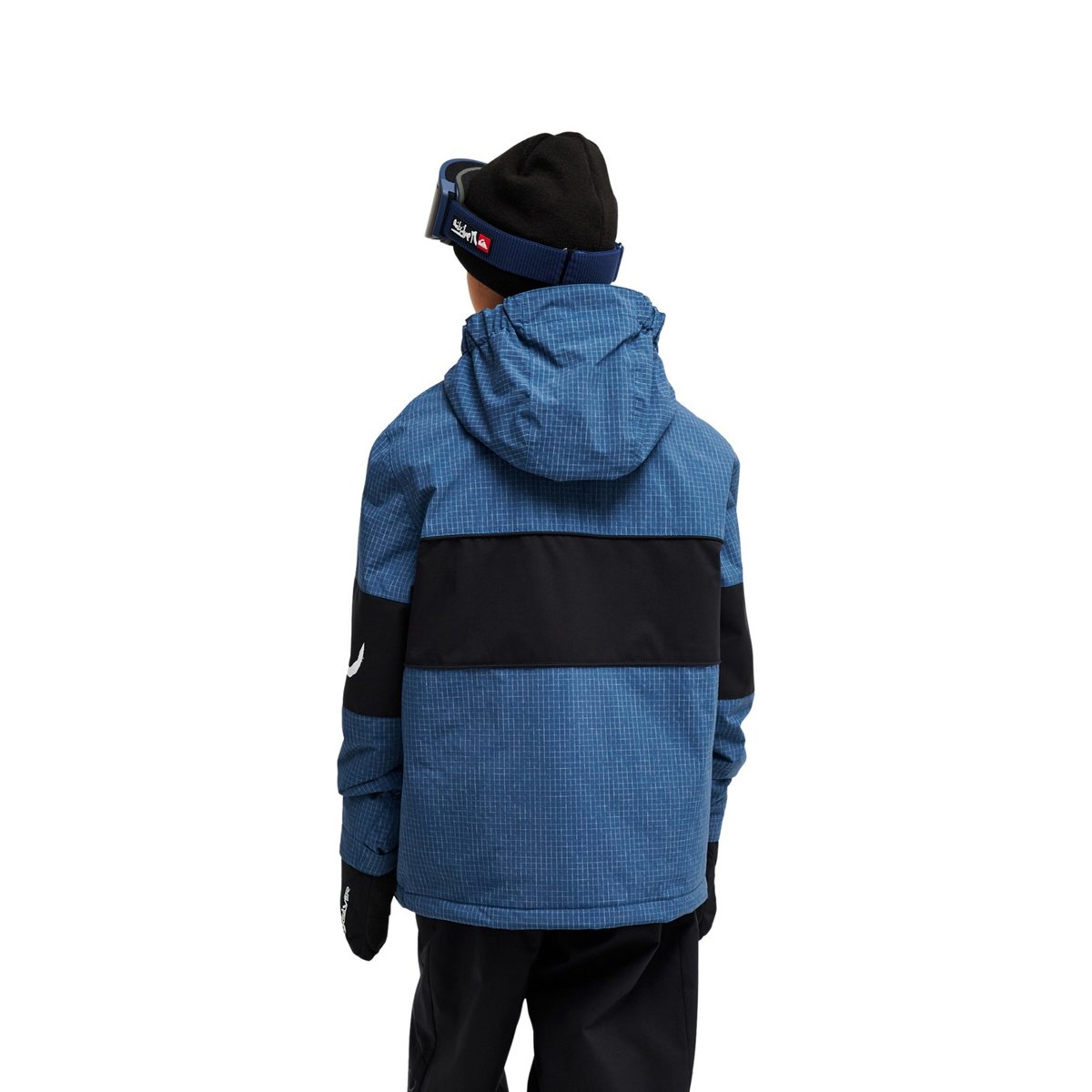 Veste de snow technique YOUNG GUNS HIGH IN THE HOOD 10K bleu dark denim, QUIKSILVER