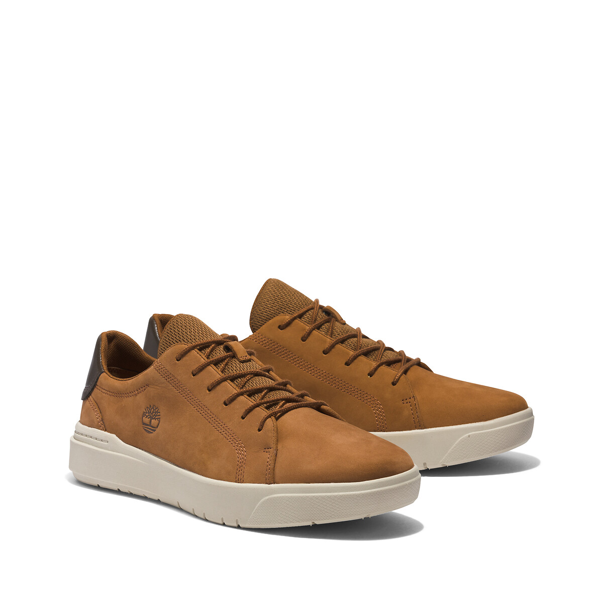 Baskets en cuir SENECA BAY LOW LACE camel, TIMBERLAND