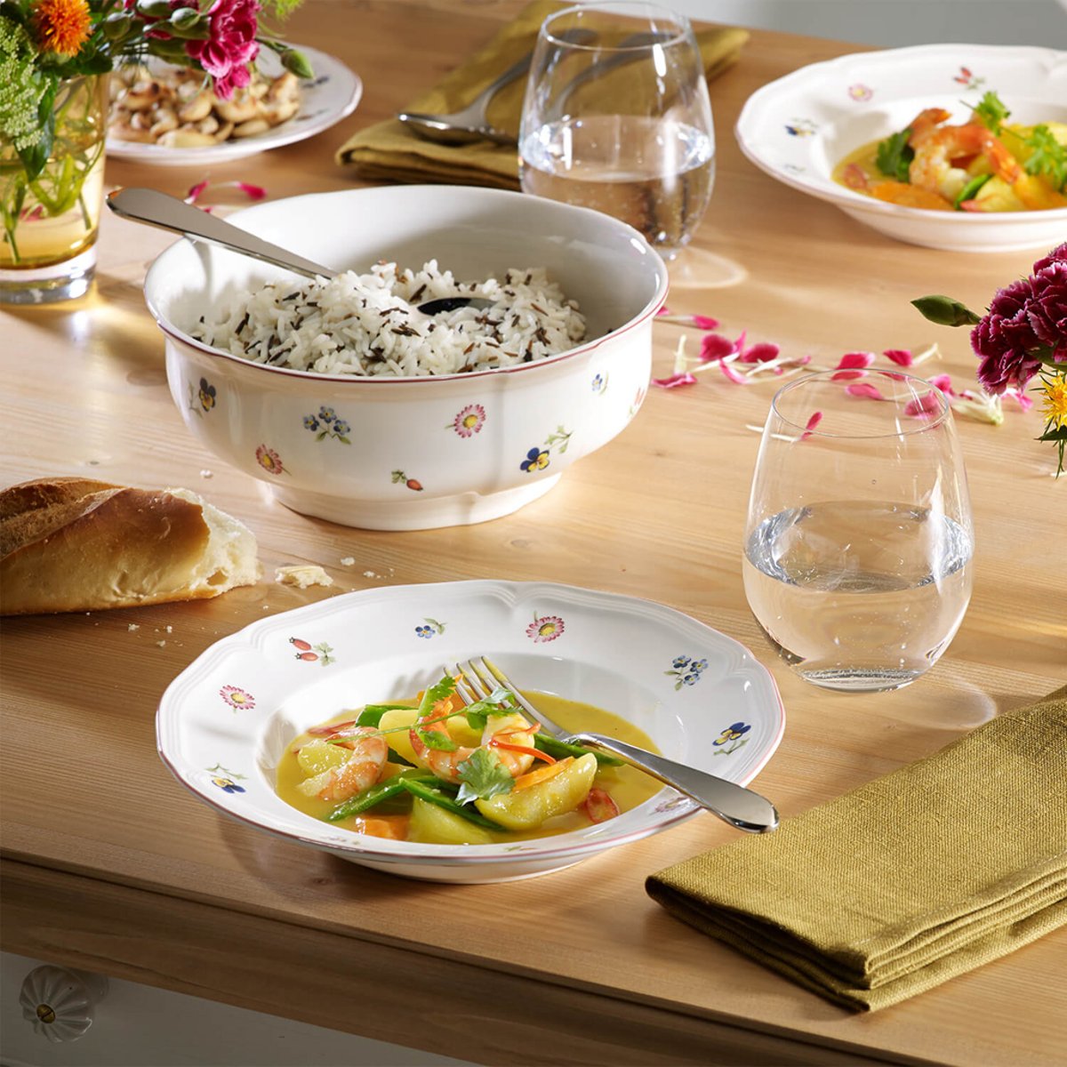 Assiette Creuse PETITE FLEUR blanc, VILLEROY & BOCH