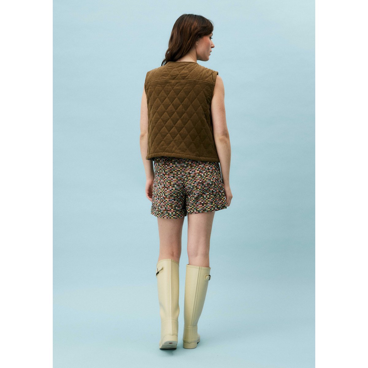 Gilet en coton LYSANDRA multicolore, FRNCH