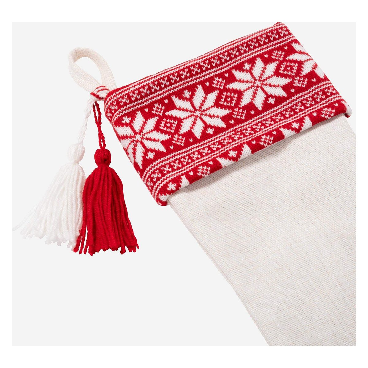 Décoration de Noël rouge, blanc, HABITAT