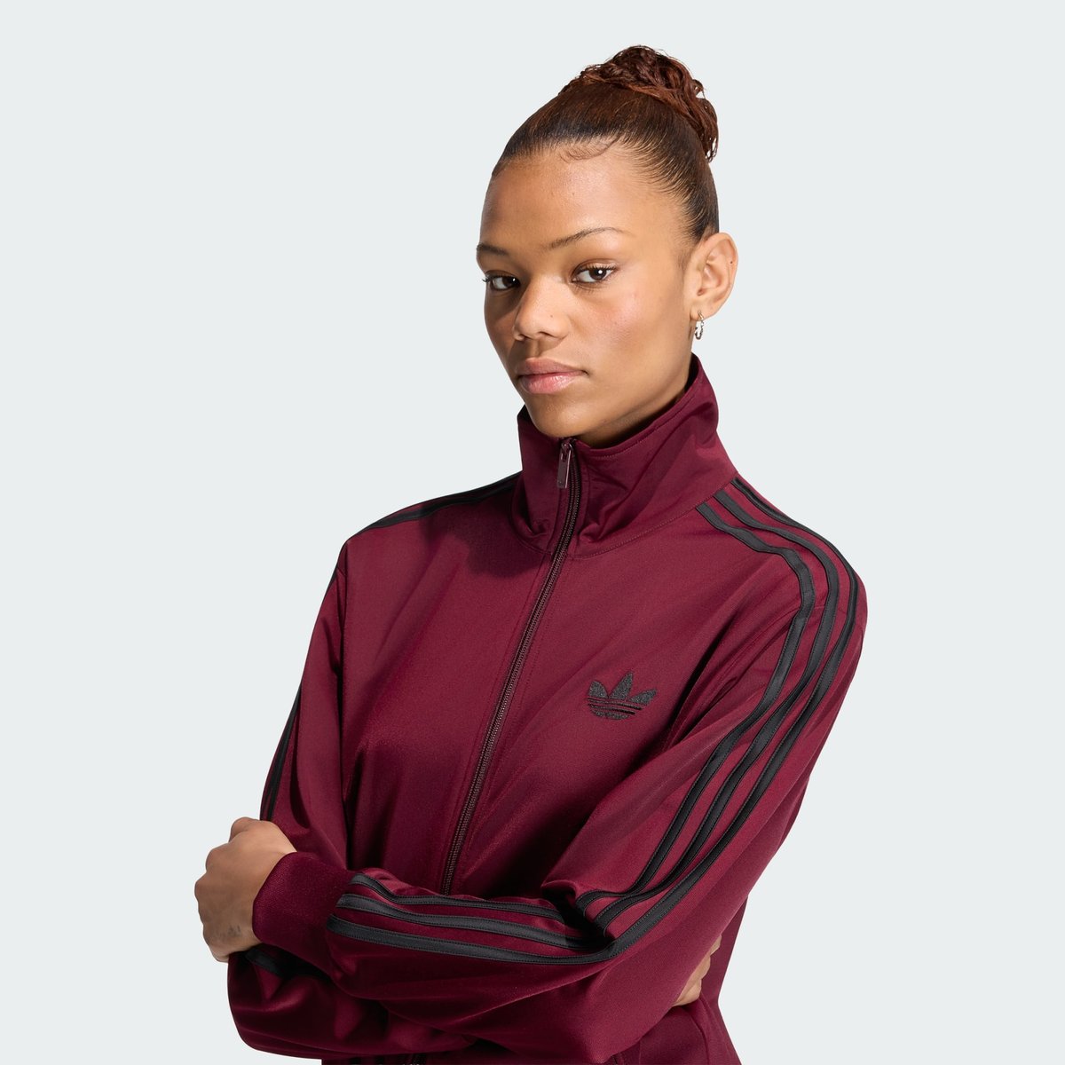 Veste De Survêtement Ample Firebird Veste De Survêtement Ample Firebird maroon / black, adidas Originals