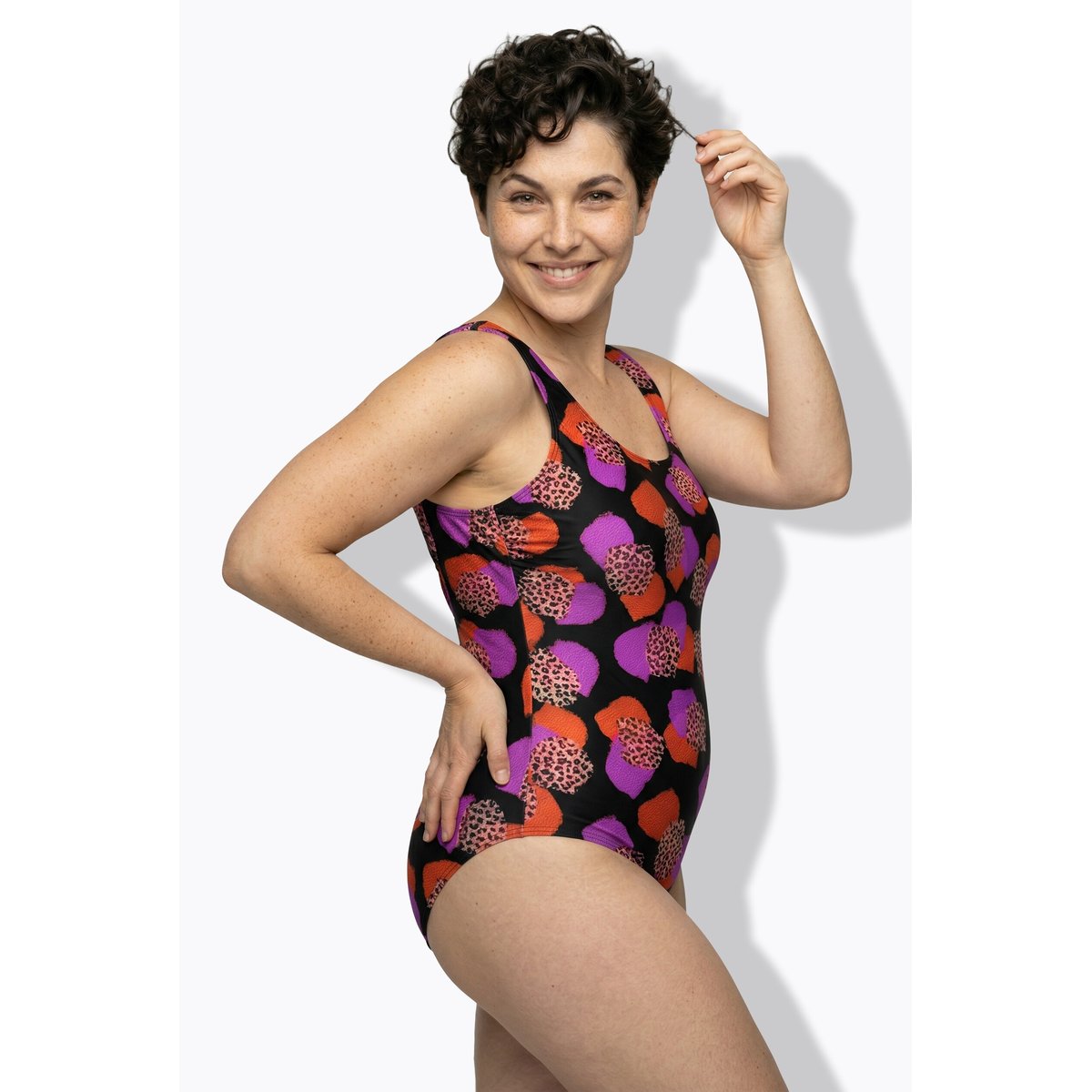 Maillot de bain à motif léopard noir, ULLA POPKEN