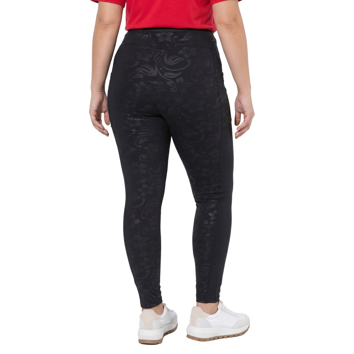 Legging de sport, taille haute et élastique noir, ULLA POPKEN