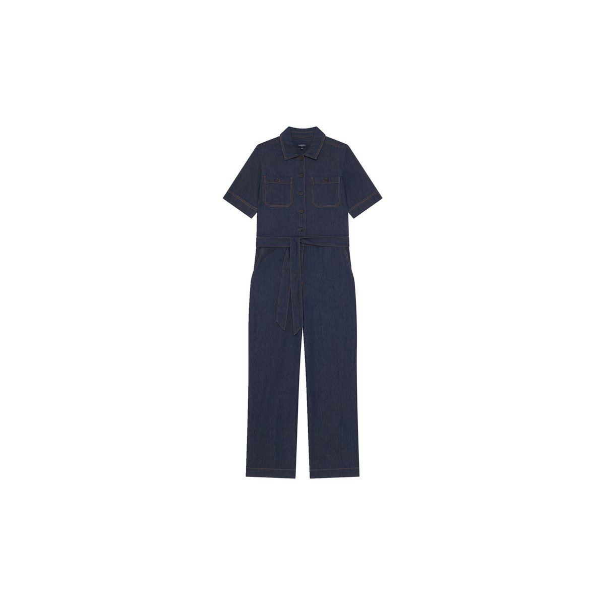 Combinaison Capu denim double stone, CAROLL