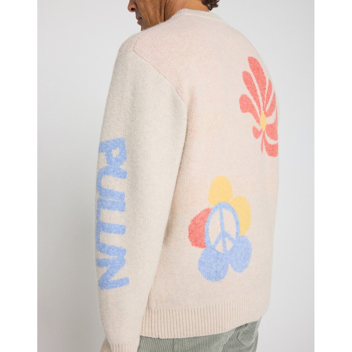PULL LEGER WOODY beige, PULLIN