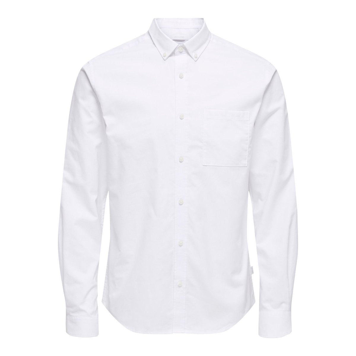 Chemise Oxford white, ONLY & SONS