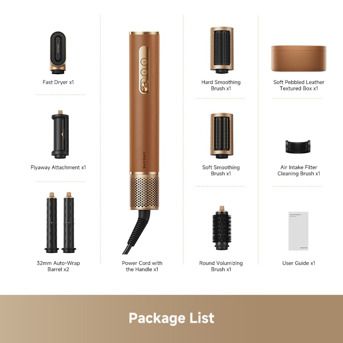 AirStyle Pro - AMF18A gold-coloured, DREAME