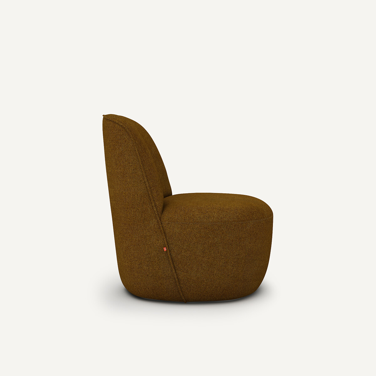 Fauteuil pivovant natté chiné, ROSEBURY miel ambré, AM.PM X EMMANUEL GALLINA