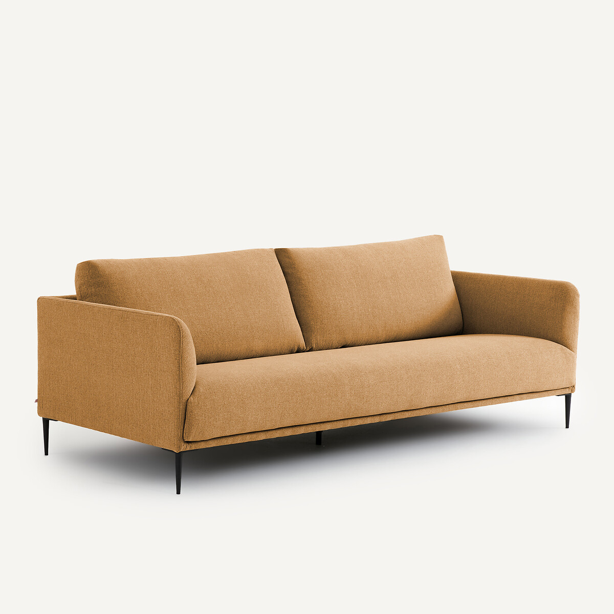 Canapé droit, 3 ou 4 places, en chenille recyclée, OSCAR bronze, EMMANUEL GALLINA X AM.PM