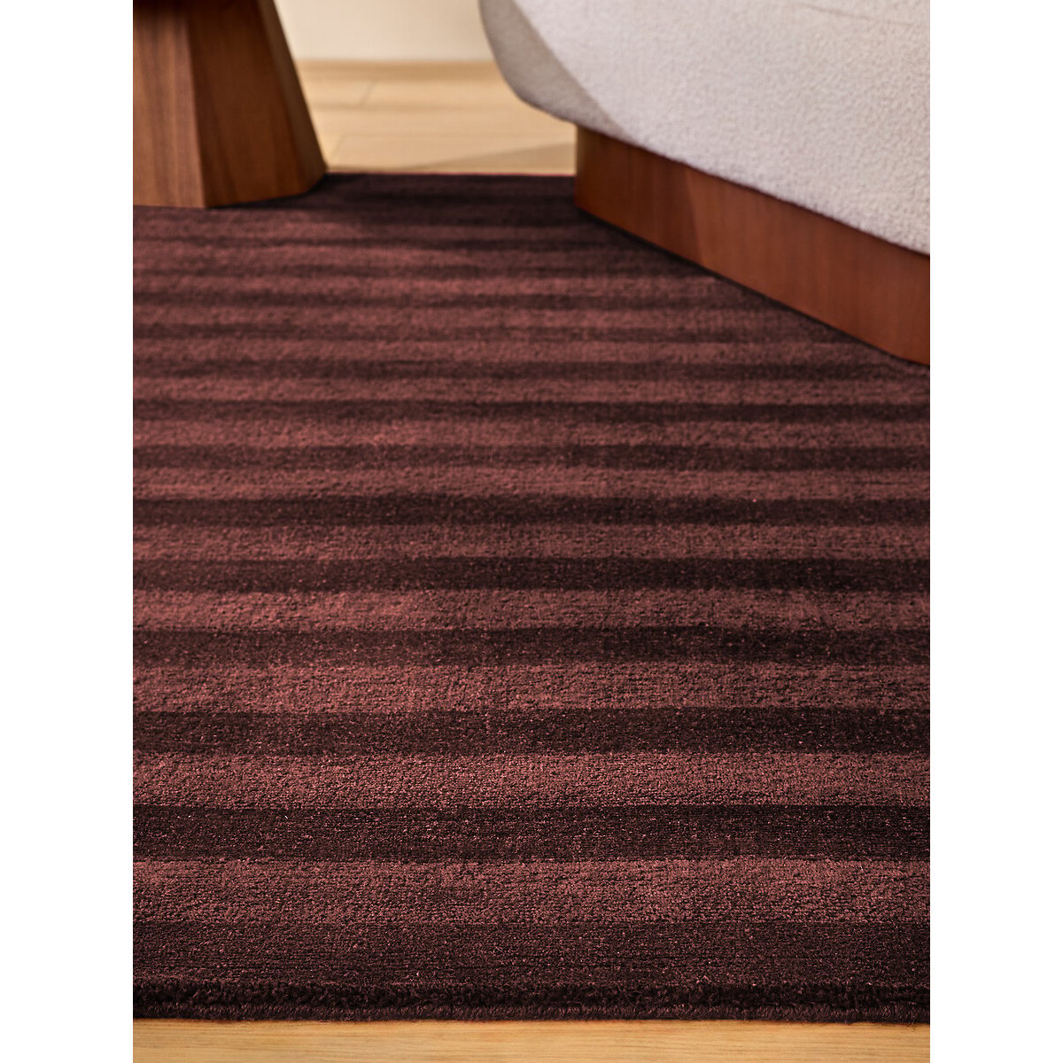 MADE.COM Connor Rug burgundy, MADE