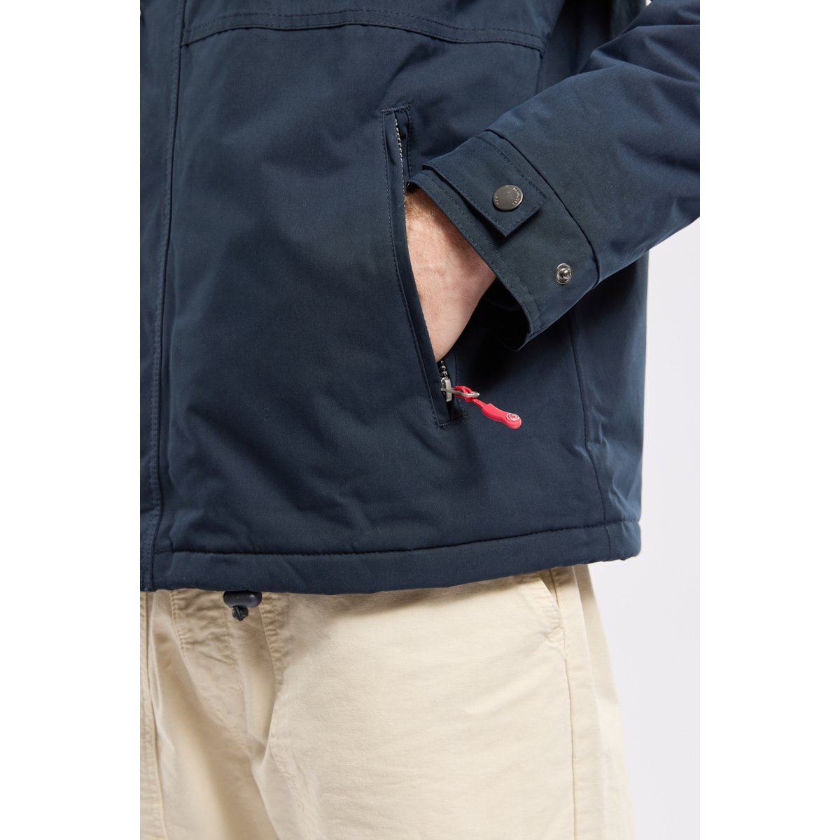 Parka imperméable doublure polaire HOT navy, BERMUDES