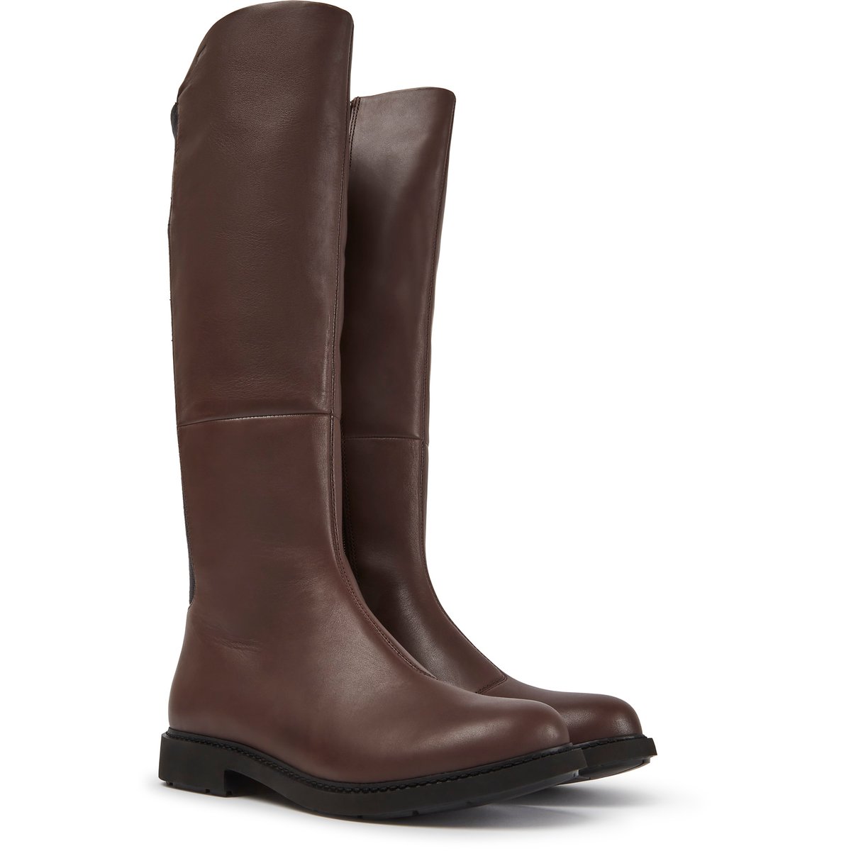 Bottines cuir Neuman marron foncé, CAMPER