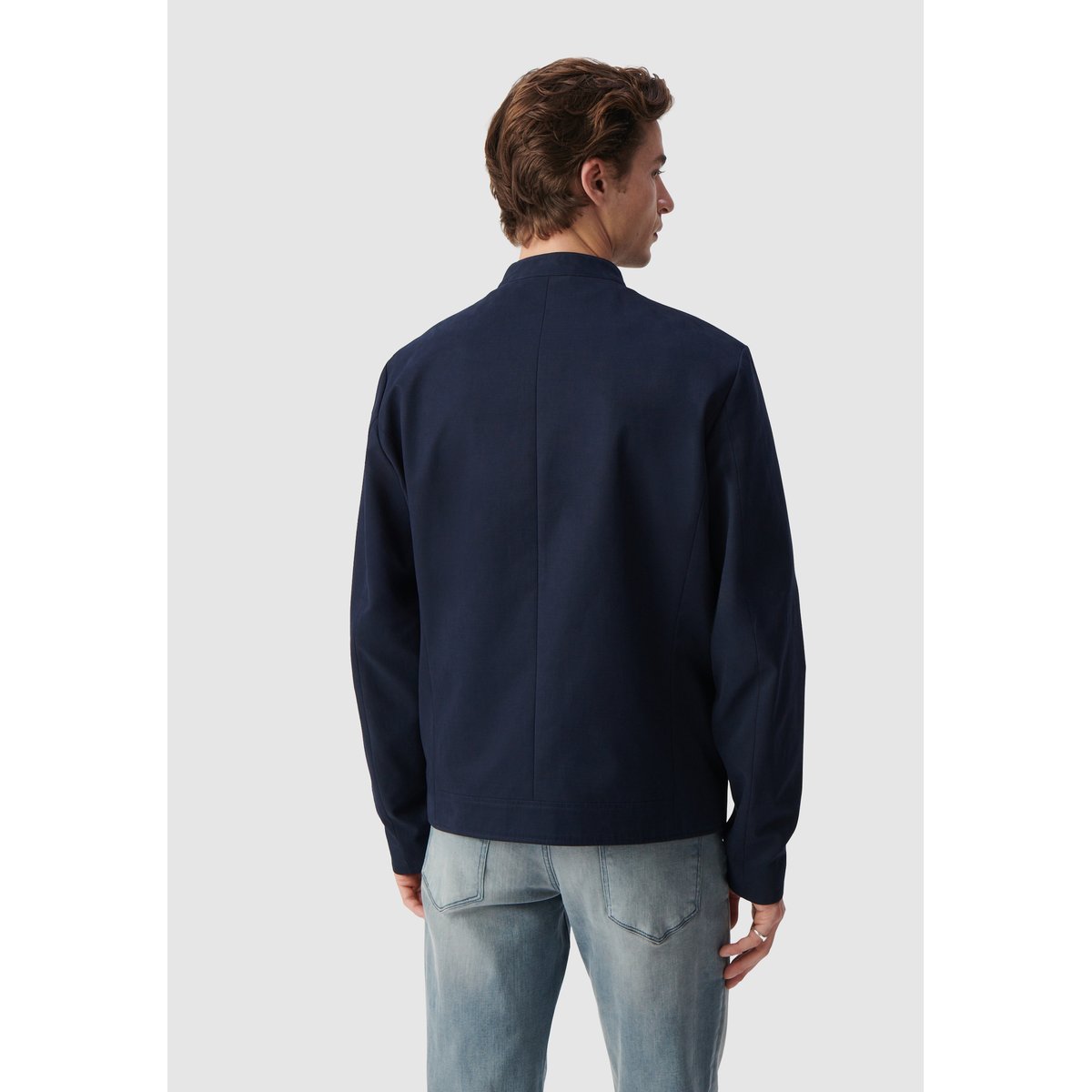 Blouson à col pressionné bleu marine, IKKS